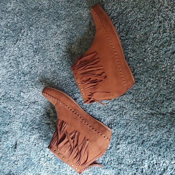 Taylor Fringe ankle boots size 10 - Picture 8 of 8